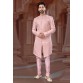 Pink Jacquard Indo Western Sherwani 282249