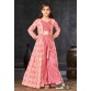 Pink Rayon Readymade Kids Palazzo With Jacket 285076