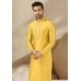 Yellow Dupion Silk Kurta Pajama 279705