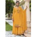 Mustard Georgette Sharara Suit 270429