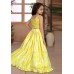 Yellow Silk Kids Lehenga Choli 266413